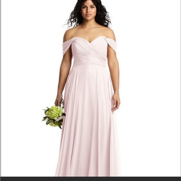 Dessy 2970 blush size 10 - Picture 11 of 13